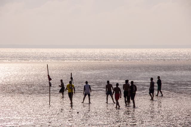 Futlama na Orla da Cidade de Macapá