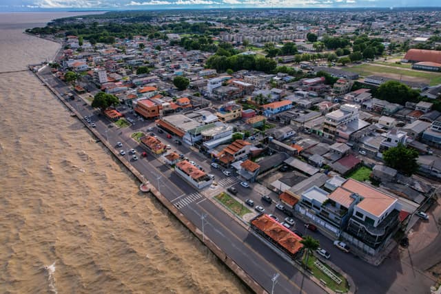 Orla na Cidade de Macapá