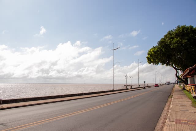 Orla na Cidade de Macapá