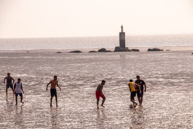 Futlama na Orla da Cidade de Macapá