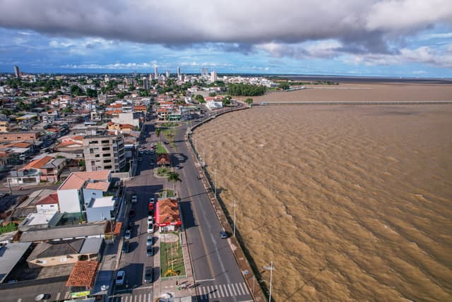 Orla na Cidade de Macapá